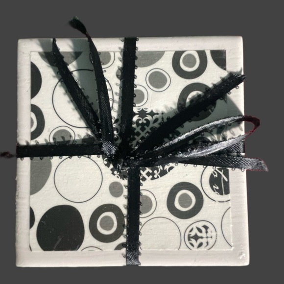 Other - Black and white coasters